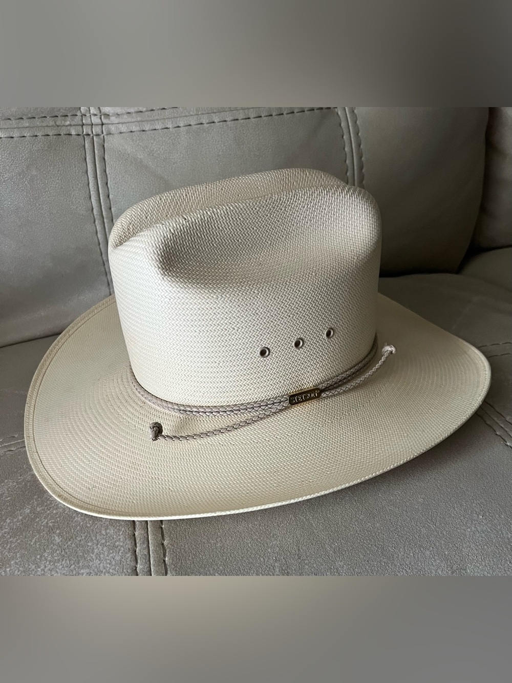 Stetson straw hat